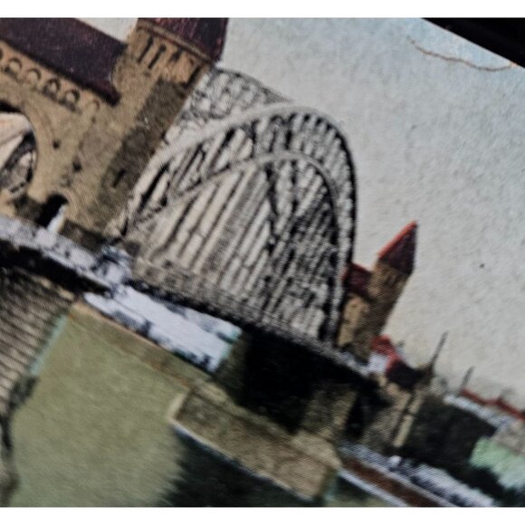 Bonn Rheinbrücke J. Wollstein Berlin Vintage Postcard No. 43 Early 20th Century - Picture 6 of 6